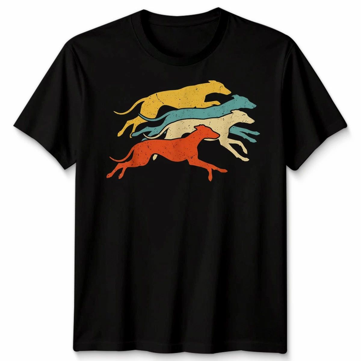 Greyhound Dog Vintage Retro Racer Lover 60s 70s Pet Owner Apparel Unisex T-shirt, Sweatshirt, Hoodie, Long Sleeve Tee - T-Shirt, Sweatshirt, Hoodie