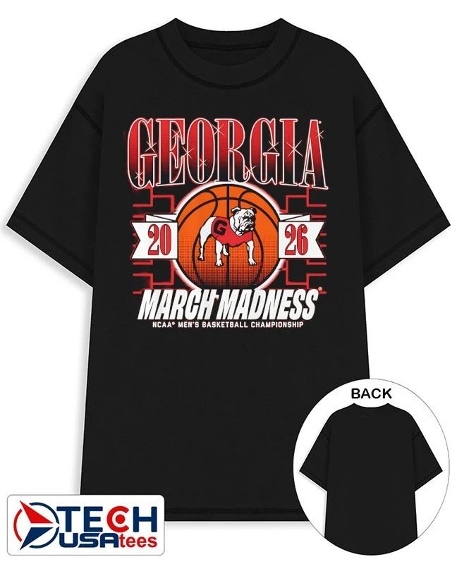 Georgia Bulldogs March Madness 2026 NCAA Mens Basketball Championship shirt Unisex T-shirt, Sweatshirt, Hoodie, Long Sleeve Tee - T-Shirt, Sweatshirt, Hoodie