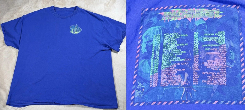 Rare Machine Girl 2019 US Summer Tour Band shirt Blue Color  NI2315 Unisex T-shirt, Sweatshirt, Hoodie, Long Sleeve Tee - T-Shirt, Sweatshirt, Hoodie