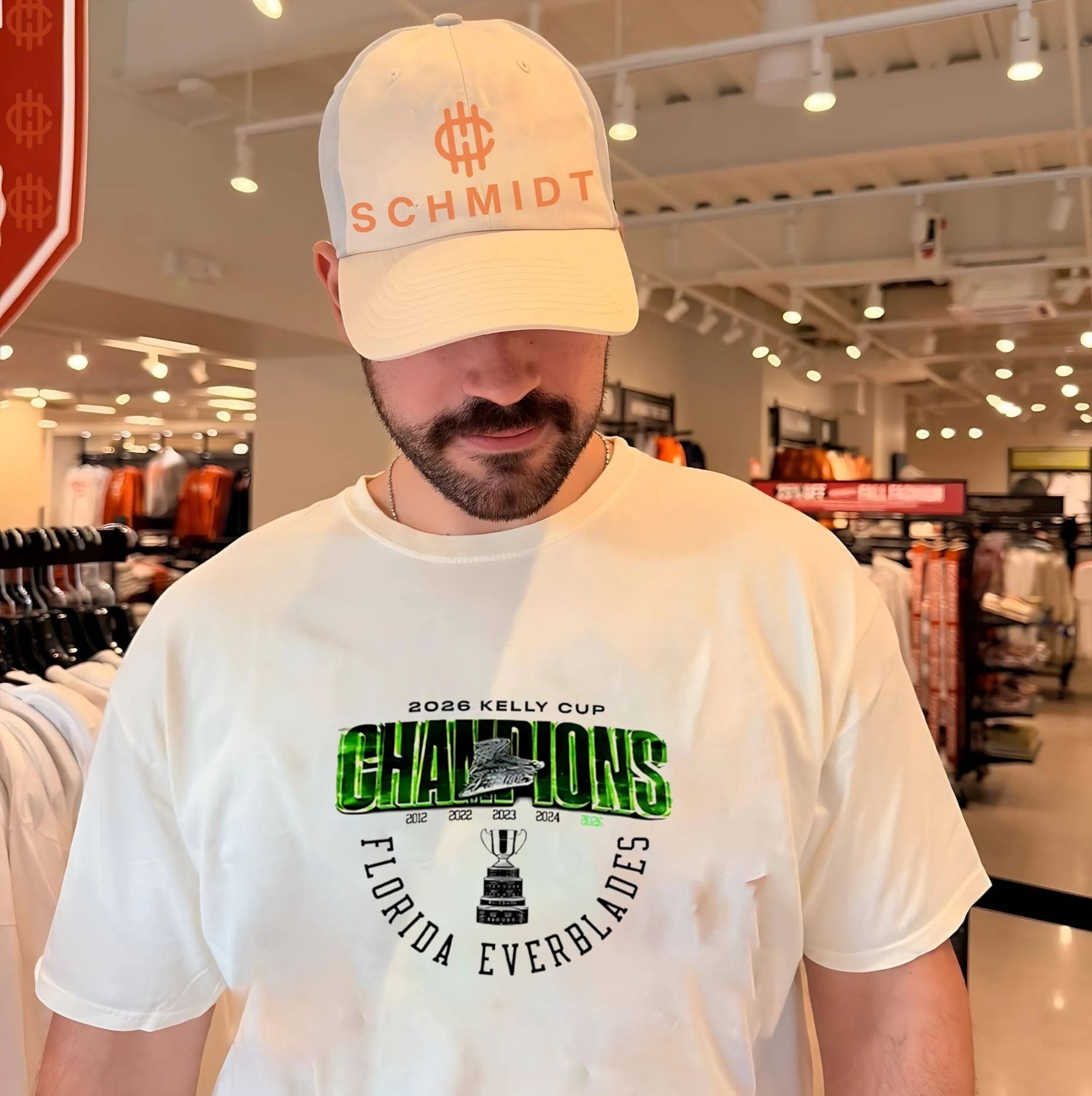 Florida Everblades Kelly Cup Champions 5X 2026 Celebrating shirt Unisex T-shirt, Sweatshirt, Hoodie, Long Sleeve Tee - T-Shirt, Sweatshirt, Hoodie