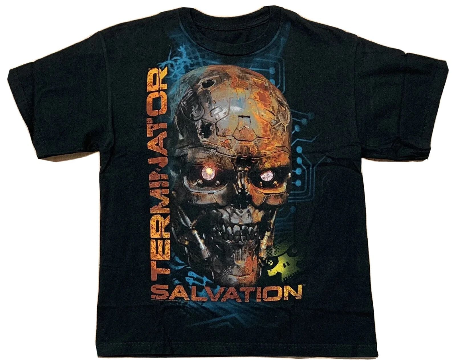 Terminator Salvation 1999 Movie T-Shirt Size Medium Black 100% Cotton RARE Unisex T-shirt, Sweatshirt, Hoodie, Long Sleeve Tee - T-Shirt, Sweatshirt, Hoodie