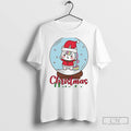 Classic Christmas Unicorn Snow Globe Holiday Magic White T Shirts Unisex T-shirt, Sweatshirt, Hoodie, Long Sleeve Tee - T-Shirt, Sweatshirt, Hoodie