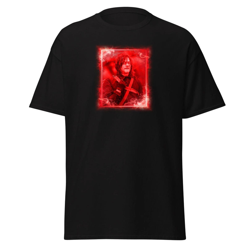 Daryl Dixon Inspired Flame T-Shirt | Post-Apocalyptic Survival Fan Art Tee Unisex T-shirt, Sweatshirt, Hoodie, Long Sleeve Tee - T-Shirt, Sweatshirt, Hoodie