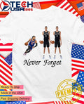 Never forget Knicks in 911 Jalen Brunson and 2 Victor Wembanyama shirt Unisex T-shirt, Sweatshirt, Hoodie, Long Sleeve Tee - T-Shirt, Sweatshirt, Hoodie