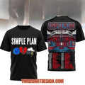 Simple Plan The Bigger Than You Think Tour T-Shirt 3D US2088 Unisex T-shirt, Sweatshirt, Hoodie, Long Sleeve Tee - T-Shirt, Sweatshirt, Hoodie