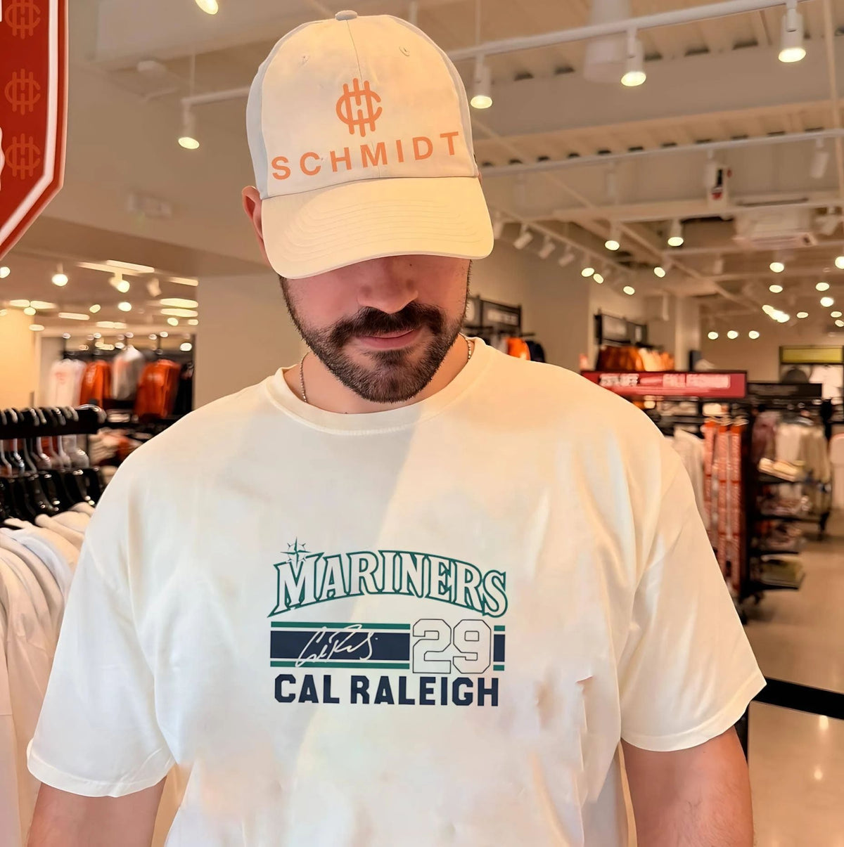 Seattle Mariners Cal Raleigh Signature Name & Number shirt Unisex T-shirt, Sweatshirt, Hoodie, Long Sleeve Tee - T-Shirt, Sweatshirt, Hoodie