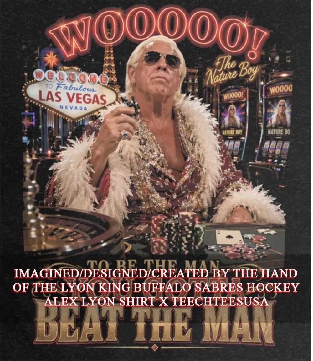Vegas Ric Flair to be the man you gotta beat the man shirt Unisex T-shirt, Sweatshirt, Hoodie, Long Sleeve Tee - T-Shirt, Sweatshirt, Hoodie