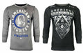 AMERICAN FIGHTER Men's Reversible Thermal Shirt MICHIGAN Athletic Biker Unisex T-shirt, Sweatshirt, Hoodie, Long Sleeve Tee - T-Shirt, Sweatshirt, Hoodie