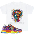 Shirt To Match New Balance 9060 Prism Purple Unisex Tee Sneaker Psychedelic Tee Unisex T-shirt, Sweatshirt, Hoodie, Long Sleeve Tee - T-Shirt, Sweatshirt, Hoodie