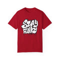 Stay Funky Urban Graffiti Art Style Quote :: Unisex Garment-Dyed T-shirt Unisex T-shirt, Sweatshirt, Hoodie, Long Sleeve Tee - T-Shirt, Sweatshirt, Hoodie