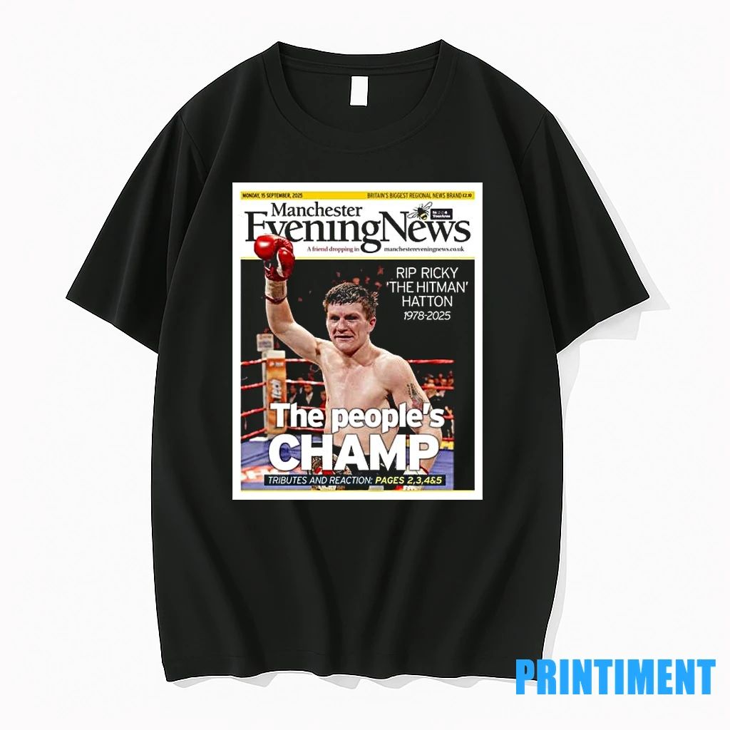 Manchester News Ricky Hatton The Peoples Champ Tshirts Sweater Unisex T-shirt, Sweatshirt, Hoodie, Long Sleeve Tee - T-Shirt, Sweatshirt, Hoodie