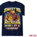 NKCtees Michigan Wolverines Sweet 16 2026 Victory Tee  90-77 Domination NCAA shirt Unisex T-shirt, Sweatshirt, Hoodie, Long Sleeve Tee - T-Shirt, Sweatshirt, Hoodie