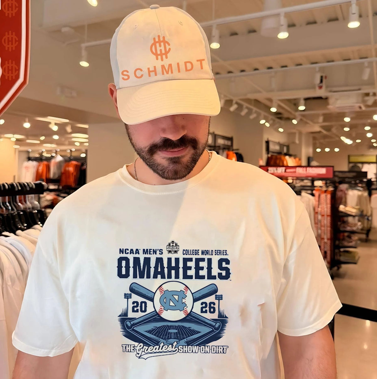 UNC Omaheels 2026 College World Series Omaha Bound The Greatest show on dirt shirt Unisex T-shirt, Sweatshirt, Hoodie, Long Sleeve Tee - T-Shirt, Sweatshirt, Hoodie