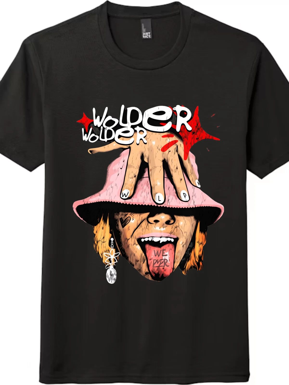 Edgy Street Style WOLDER WOLDER Print T-Shirt Unisex Casual Tee Unisex T-shirt, Sweatshirt, Hoodie, Long Sleeve Tee - T-Shirt, Sweatshirt, Hoodie