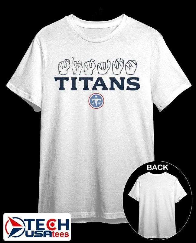 Love Sign x Tennessee Titans ASL shirt Unisex T-shirt, Sweatshirt, Hoodie, Long Sleeve Tee - T-Shirt, Sweatshirt, Hoodie