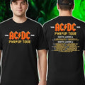 ACDC Tour Date Shirt Vintage Rock Band Tee Unisex All Sizes Fast Delivery Unisex T-shirt, Sweatshirt, Hoodie, Long Sleeve Tee - T-Shirt, Sweatshirt, Hoodie
