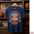 NKCtees 2026 NCAA Tournament Final Four Illinois Fighting Illini mens basketball shirt Unisex T-shirt, Sweatshirt, Hoodie, Long Sleeve Tee - T-Shirt, Sweatshirt, Hoodie