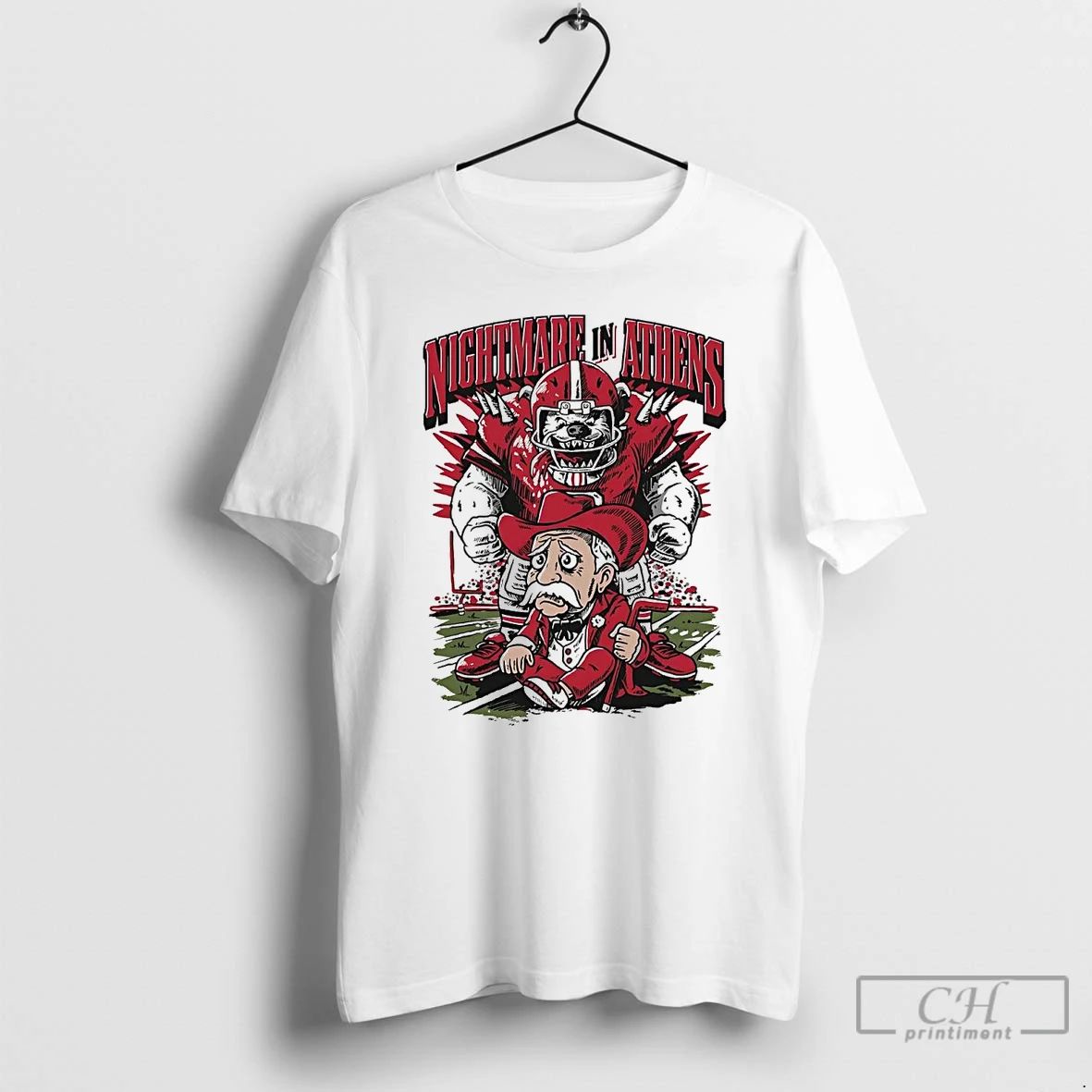 Classic Georgia Bulldogs Nightmare In Athens Ole Miss T Shirts Unisex T-shirt, Sweatshirt, Hoodie, Long Sleeve Tee - T-Shirt, Sweatshirt, Hoodie