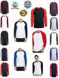 Men Baseball T-Shirt Premium Cotton Long Sleeve Breathable Raglan Jersey S-3XL Unisex T-shirt, Sweatshirt, Hoodie, Long Sleeve Tee - T-Shirt, Sweatshirt, Hoodie