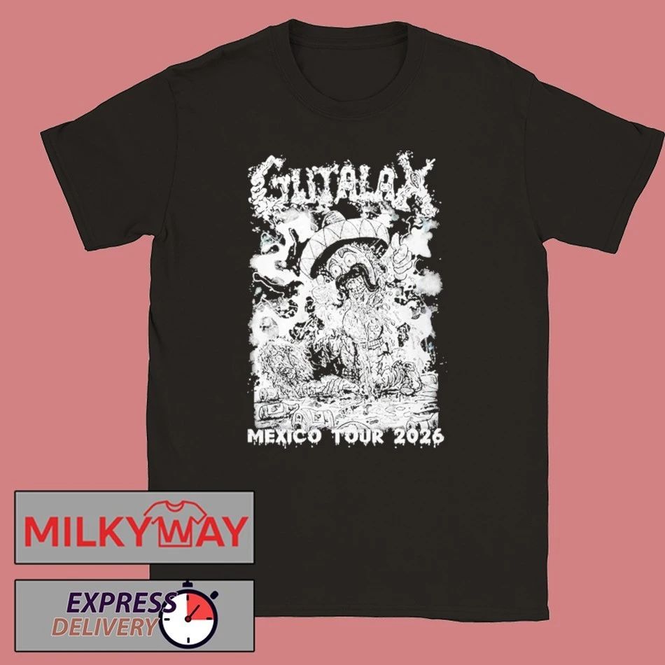 Gutalax Mexico Tour 2026 Schedule Tour Dates shirt Unisex T-shirt, Sweatshirt, Hoodie, Long Sleeve Tee - T-Shirt, Sweatshirt, Hoodie