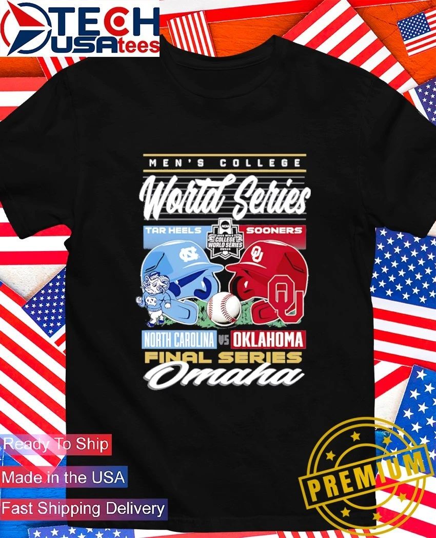 North Carolina Tar Heels vs Oklahoma Sooners 2026 College World Series Championship Matchup helmet shirt - T-Shirt, Sweatshirt, Hoodie
