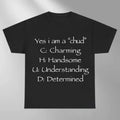 Yes I Am A Chud Funny Meme Shirt Sarcastic Text Tee Unisex T-shirt, Sweatshirt, Hoodie, Long Sleeve Tee - T-Shirt, Sweatshirt, Hoodie