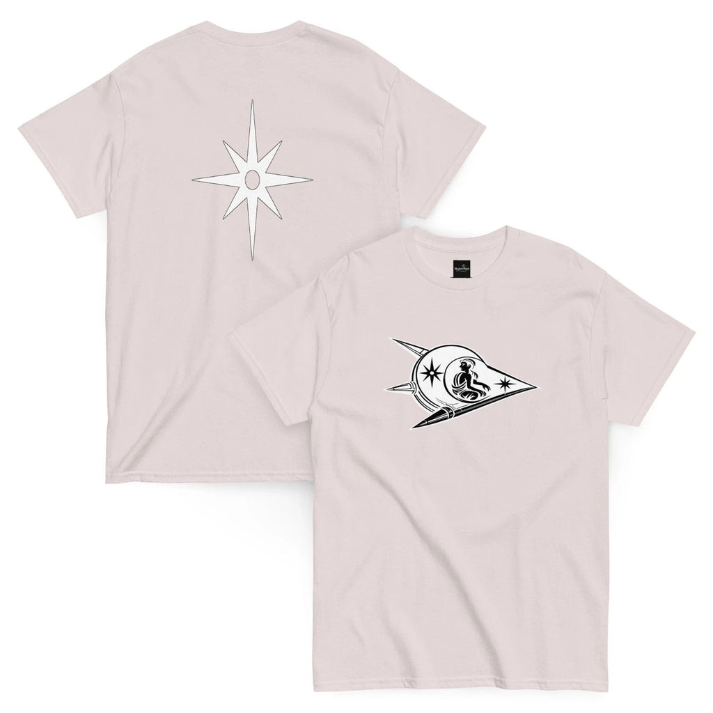 The Star Traveler T-Shirt  White Logo Unisex T-shirt, Sweatshirt, Hoodie, Long Sleeve Tee - T-Shirt, Sweatshirt, Hoodie