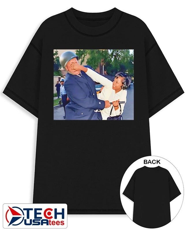 Pamela Echols punching a Policeman 1967 shirt Unisex T-shirt, Sweatshirt, Hoodie, Long Sleeve Tee - T-Shirt, Sweatshirt, Hoodie
