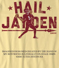 Jayden Daniels Washington Commanders Hail Jayden 2026 shirt Unisex T-shirt, Sweatshirt, Hoodie, Long Sleeve Tee - T-Shirt, Sweatshirt, Hoodie