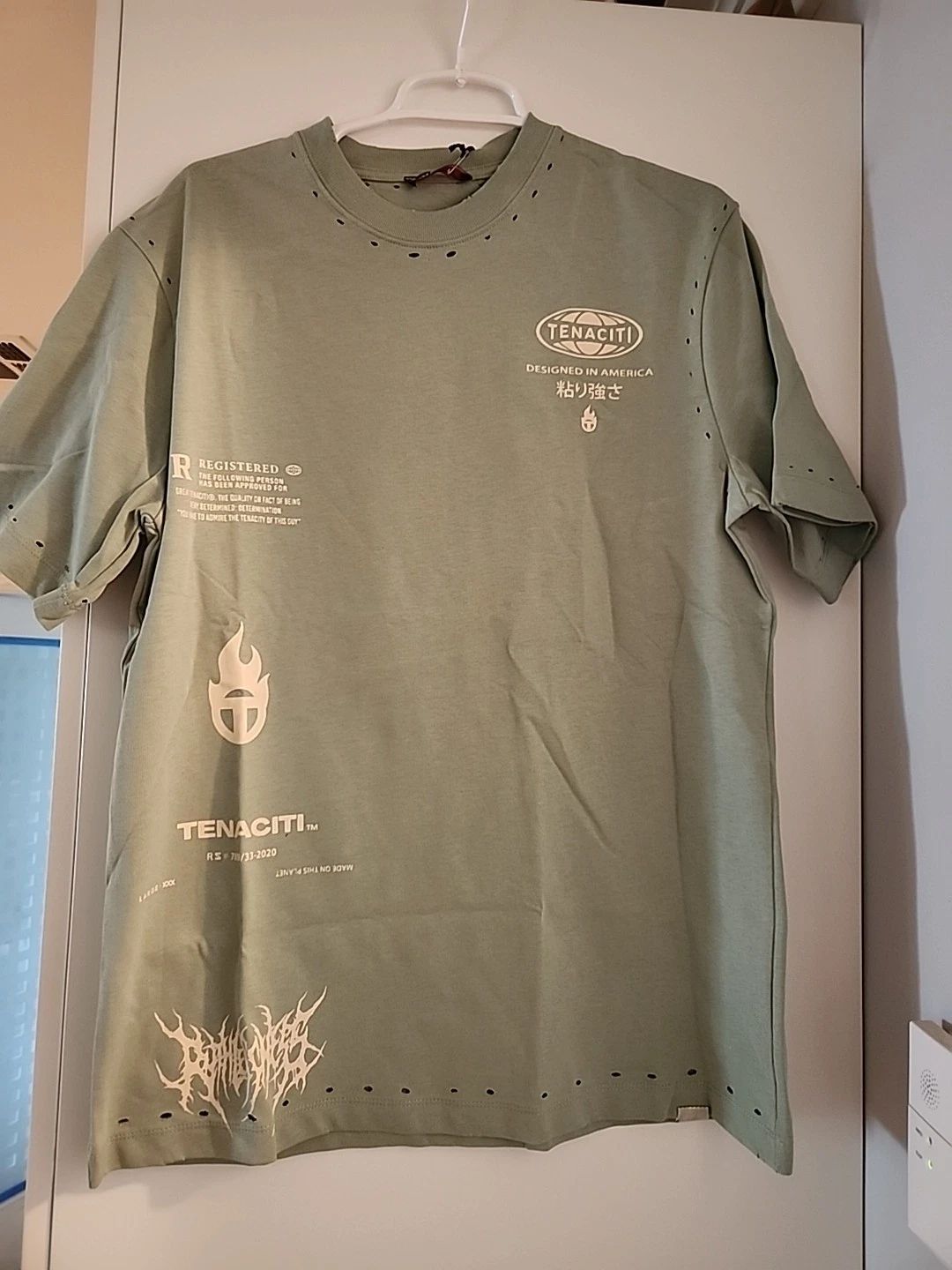 Tenaciti Studios Men's Graphic Streetwear Shirt Small Short Sleeve MSRP $120 Unisex T-shirt, Sweatshirt, Hoodie, Long Sleeve Tee - T-Shirt, Sweatshirt, Hoodie