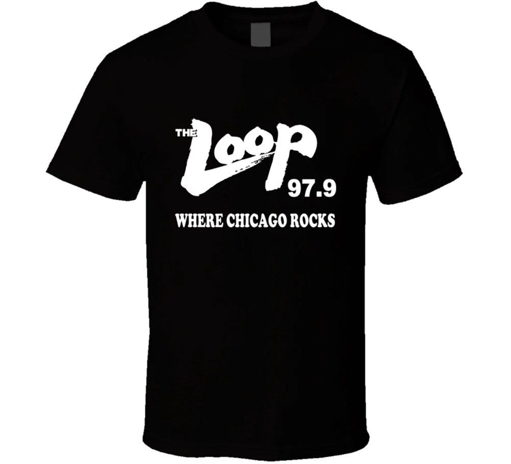 The Loop 97.9 Wlup Where Chicago Rocks T Shirt Unisex T-shirt, Sweatshirt, Hoodie, Long Sleeve Tee - T-Shirt, Sweatshirt, Hoodie