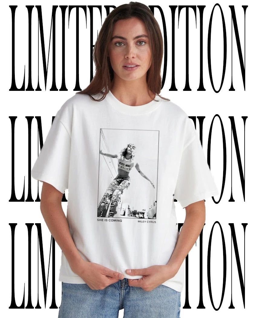 Miley Cyrus she is coming shirt Unisex T-shirt, Sweatshirt, Hoodie, Long Sleeve Tee - T-Shirt, Sweatshirt, Hoodie