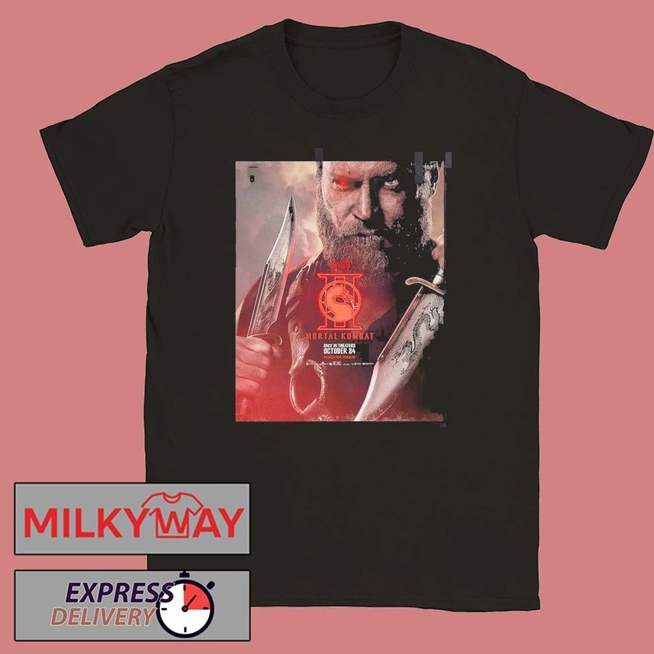 Mortal Kombat II Movie Exclusive Kano Character Poster T-Shirt Unisex T-shirt, Sweatshirt, Hoodie, Long Sleeve Tee - T-Shirt, Sweatshirt, Hoodie