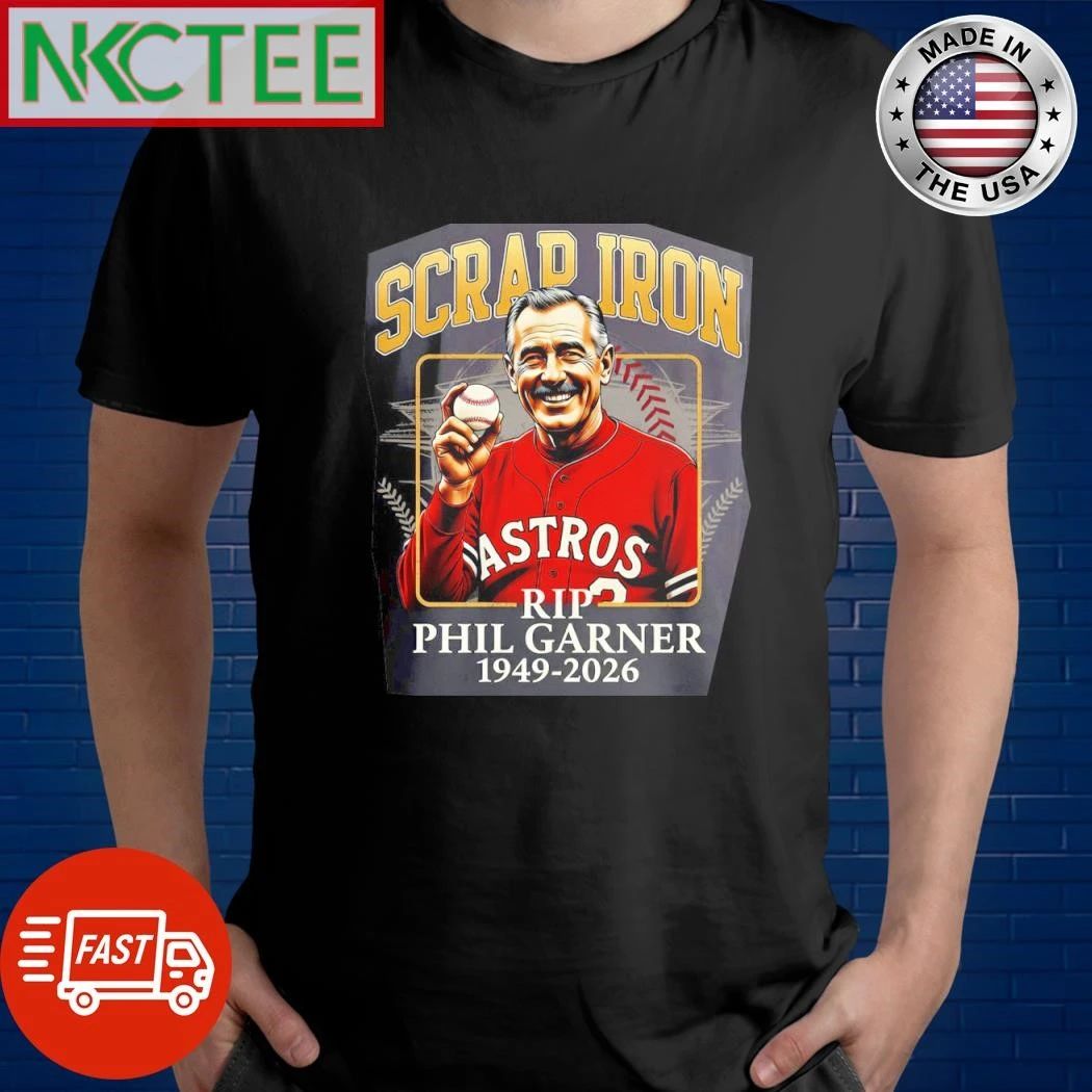 Scrap Iron Phil Garner 1949 2026 Astros shirt Unisex T-shirt, Sweatshirt, Hoodie, Long Sleeve Tee - T-Shirt, Sweatshirt, Hoodie