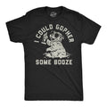 Mens Funny T Shirts I Could Gopher Some Booze Sarcastic Drinking Graphic Novelty Unisex T-shirt, Sweatshirt, Hoodie, Long Sleeve Tee - T-Shirt, Sweatshirt, Hoodie