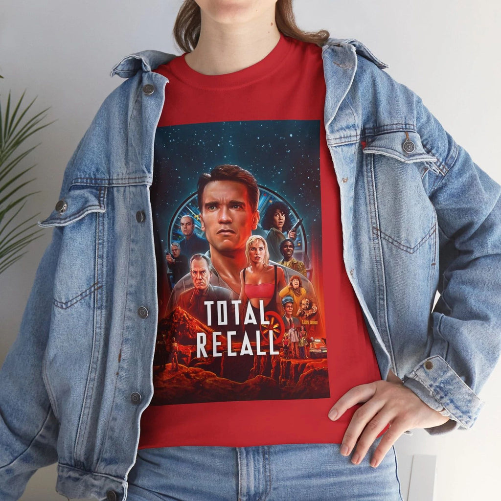 Total Recall (1990) T-Shirt Sci-Fi Schwarzenegger Mars 90s Unisex T-shirt, Sweatshirt, Hoodie, Long Sleeve Tee - T-Shirt, Sweatshirt, Hoodie