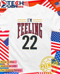 Im feeling 22 Caitlin Clark Indiana Fever shirt Unisex T-shirt, Sweatshirt, Hoodie, Long Sleeve Tee - T-Shirt, Sweatshirt, Hoodie