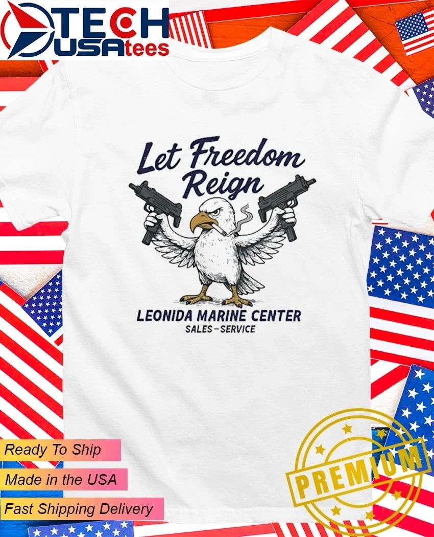 Let Freedom Reign Leonida Marine Center shirt Unisex T-shirt, Sweatshirt, Hoodie, Long Sleeve Tee - T-Shirt, Sweatshirt, Hoodie
