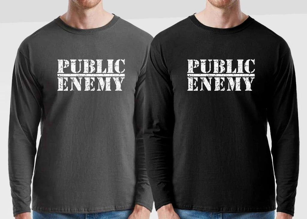 Public Enemy  Black T-Shirt I Cotton Long Sleeve I Hip-Hop music festival Tee Unisex T-shirt, Sweatshirt, Hoodie, Long Sleeve Tee - T-Shirt, Sweatshirt, Hoodie