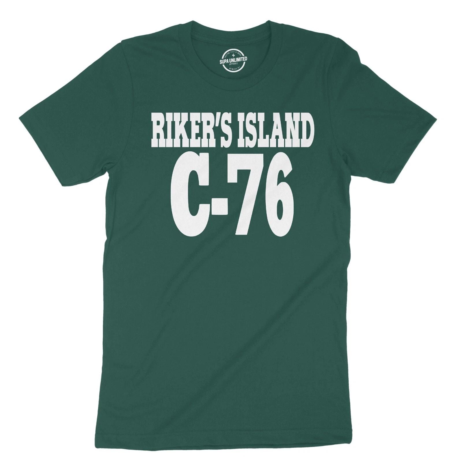 Rikers Island C-76 T-Shirt  NYC Jail Inspired Streetwear Tee Unisex T-shirt, Sweatshirt, Hoodie, Long Sleeve Tee - T-Shirt, Sweatshirt, Hoodie