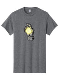 Robot-Hand-Crystal-Ball Mens Graphic Tee, 100% Cotton, Casual Summer Wear Unisex T-shirt, Sweatshirt, Hoodie, Long Sleeve Tee - T-Shirt, Sweatshirt, Hoodie