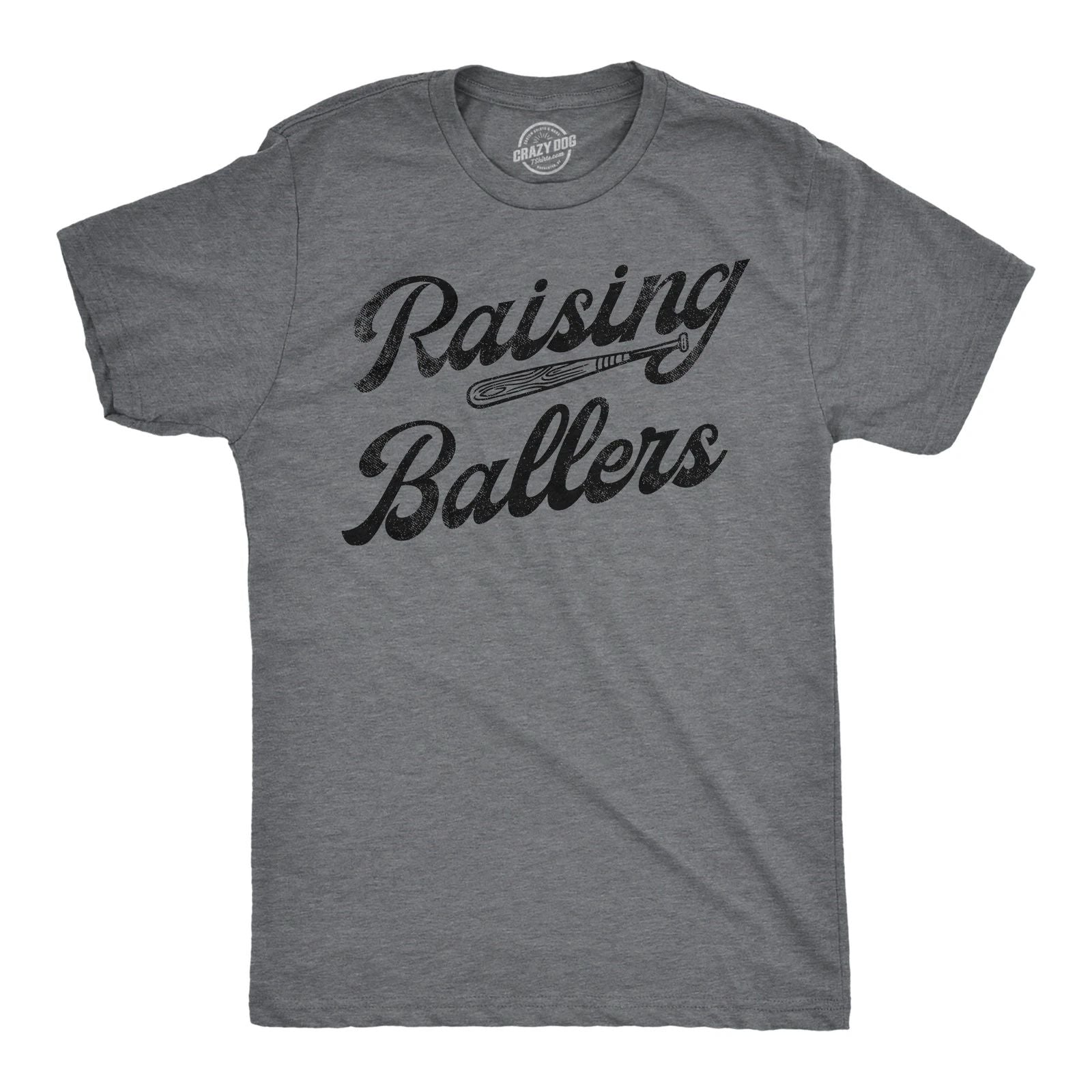 Mens Funny T Shirts Raising Ballers Sarcastic Baseball Graphic Tee for Men Unisex T-shirt, Sweatshirt, Hoodie, Long Sleeve Tee - T-Shirt, Sweatshirt, Hoodie
