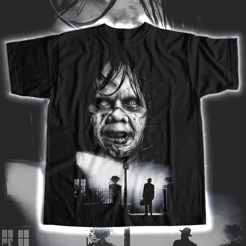 Halloween Classic Horror Tee Shirt Exorcise Me  Demon Big Tall Small T #9 Unisex T-shirt, Sweatshirt, Hoodie, Long Sleeve Tee - T-Shirt, Sweatshirt, Hoodie