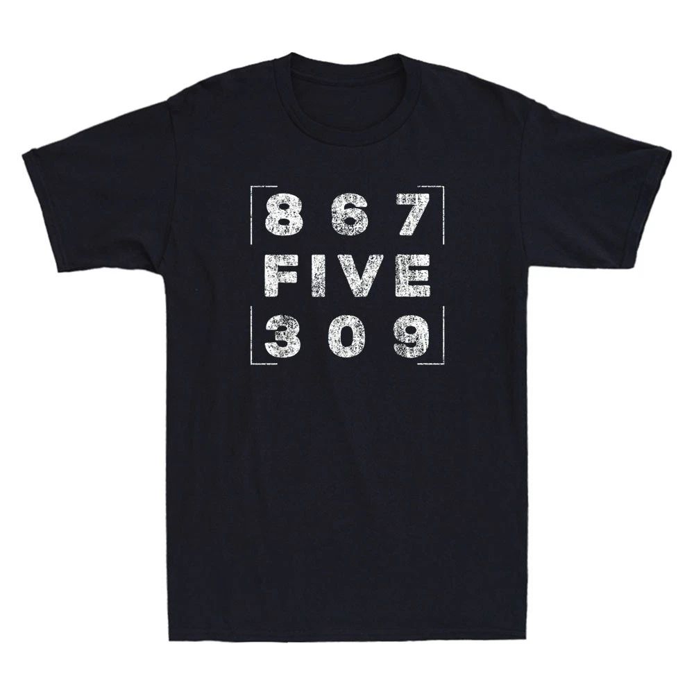 8675309 Eighties Nostalgic Funny 80's Quote Vintage Men's Short Sleeve T-Shirt Unisex T-shirt, Sweatshirt, Hoodie, Long Sleeve Tee - T-Shirt, Sweatshirt, Hoodie