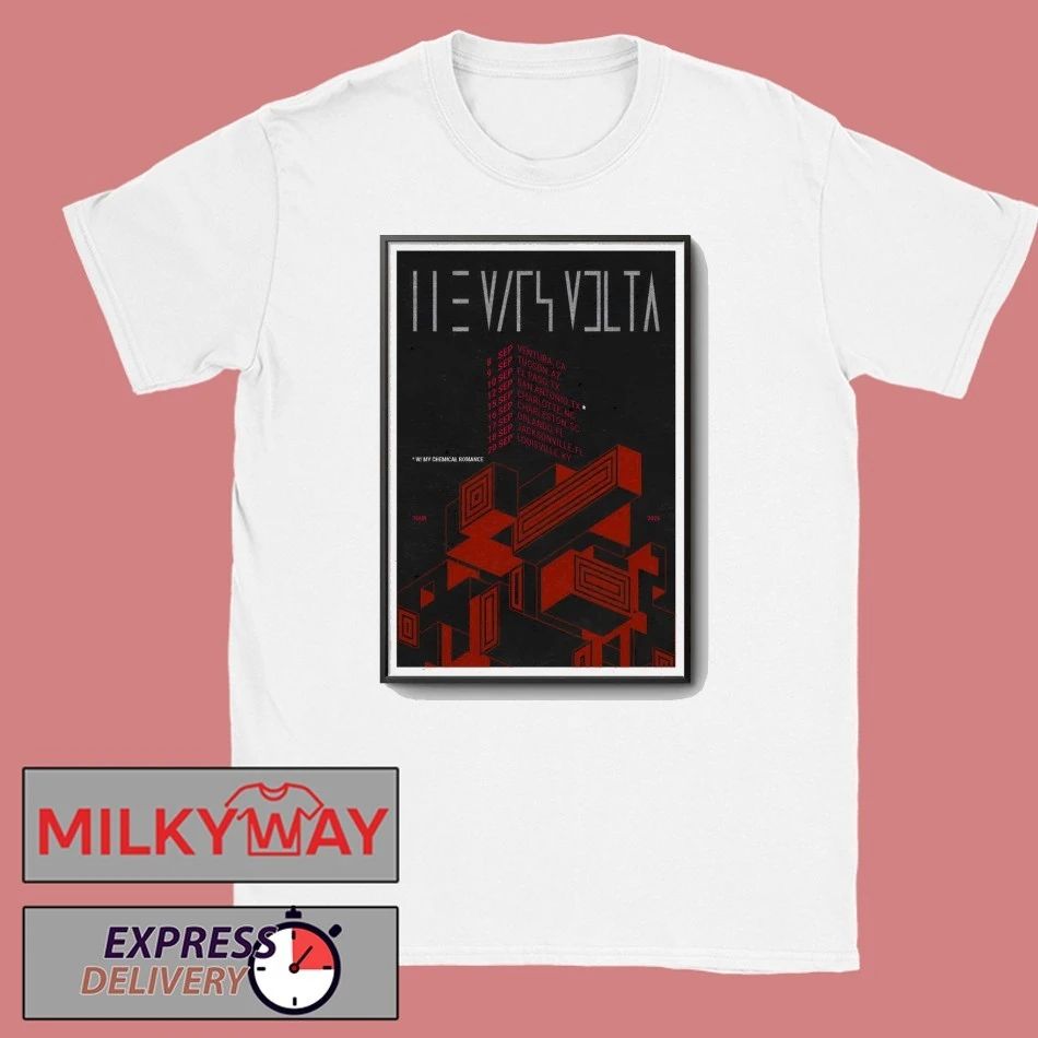 The Mars Volta September 2026 Shows Poster shirt Unisex T-shirt, Sweatshirt, Hoodie, Long Sleeve Tee - T-Shirt, Sweatshirt, Hoodie