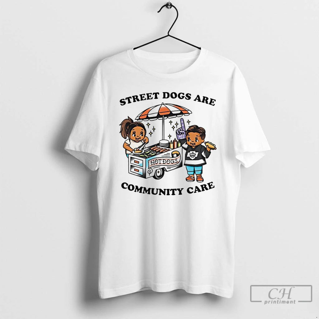 Classic Street Dogs Are Community Care T Shirts Unisex T-shirt, Sweatshirt, Hoodie, Long Sleeve Tee - T-Shirt, Sweatshirt, Hoodie