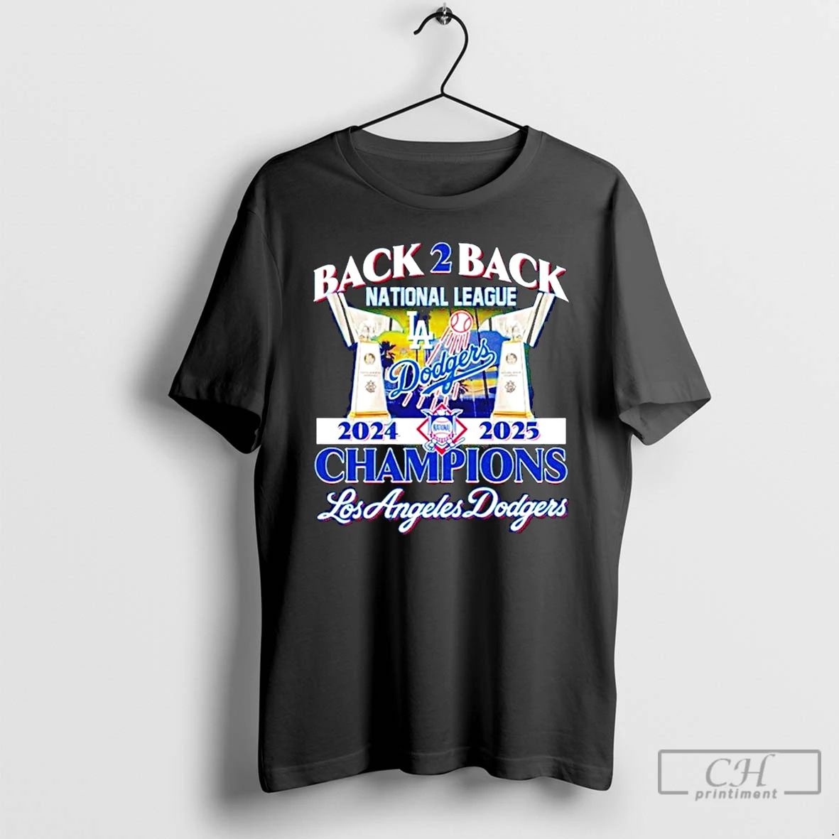 Classic Los Angeles Dodgers Back 2 Back National League 2024 2025 Champions T Shirts Unisex T-shirt, Sweatshirt, Hoodie, Long Sleeve Tee - T-Shirt, Sweatshirt, Hoodie