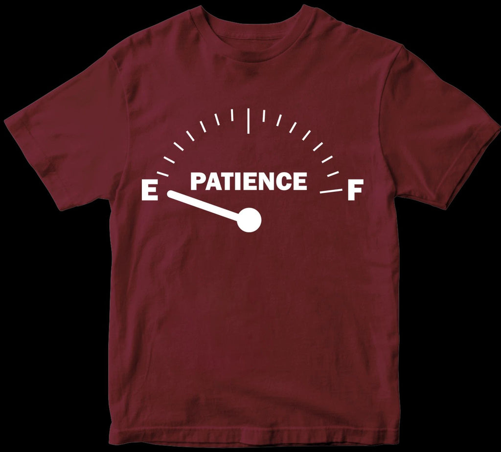 Patience Empty T-shirt Funny Rude Offensive Sarcastic Joke Novelty Gifts Top Unisex T-shirt, Sweatshirt, Hoodie, Long Sleeve Tee - T-Shirt, Sweatshirt, Hoodie