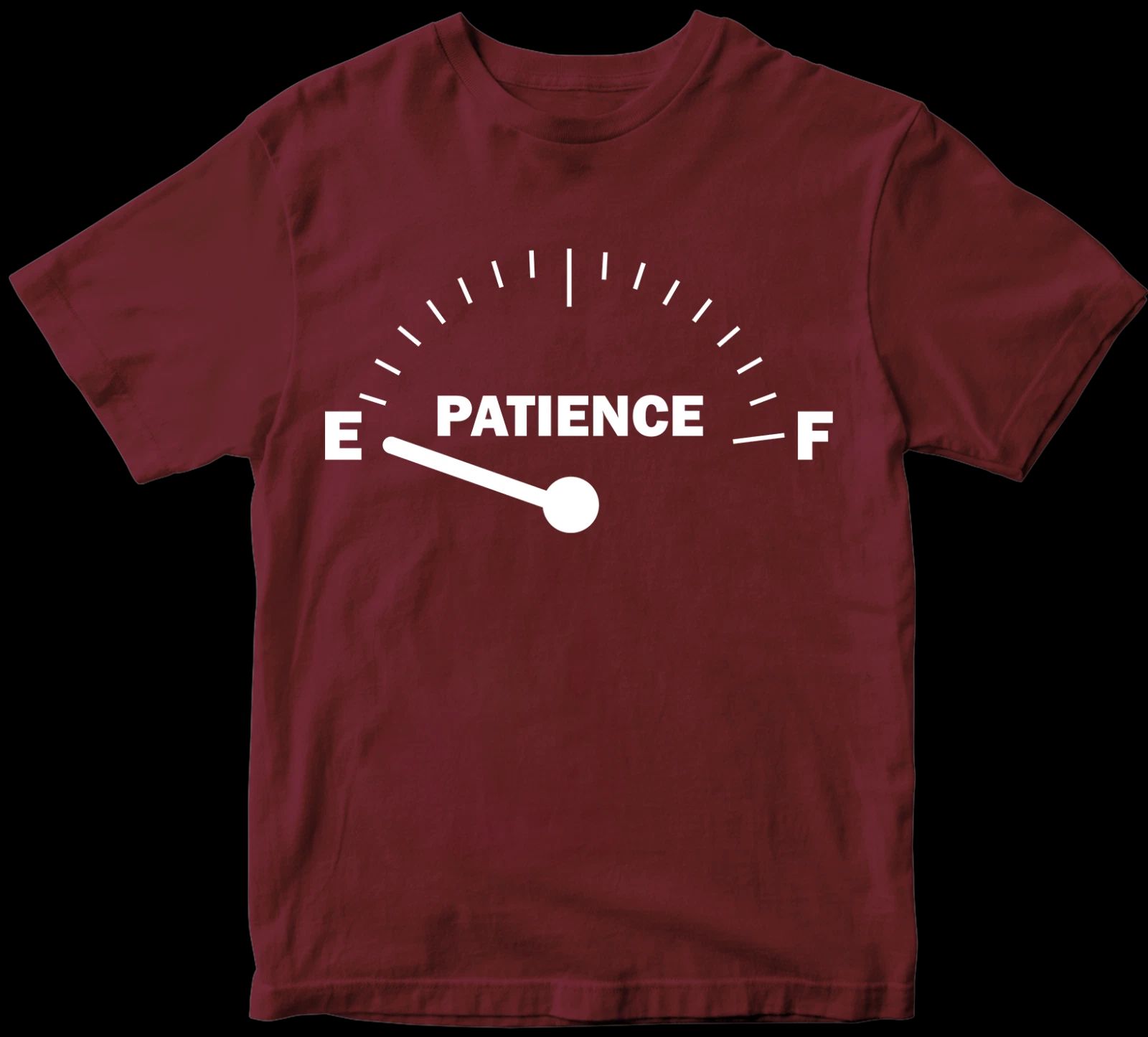 Patience Empty T-shirt Funny Rude Offensive Sarcastic Joke Novelty Gifts Top Unisex T-shirt, Sweatshirt, Hoodie, Long Sleeve Tee - T-Shirt, Sweatshirt, Hoodie