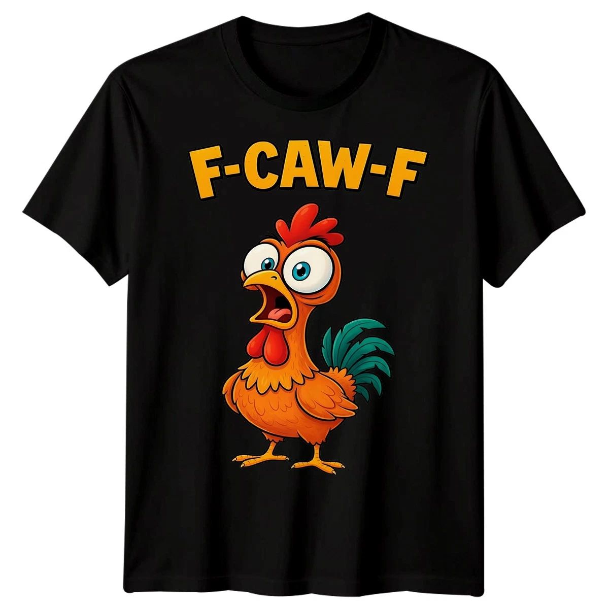 F-CAW-F Sarcastic Chicken Meme Tee Funny Gothic Halloween T-Shirt Adults Kids #5 Unisex T-shirt, Sweatshirt, Hoodie, Long Sleeve Tee - T-Shirt, Sweatshirt, Hoodie